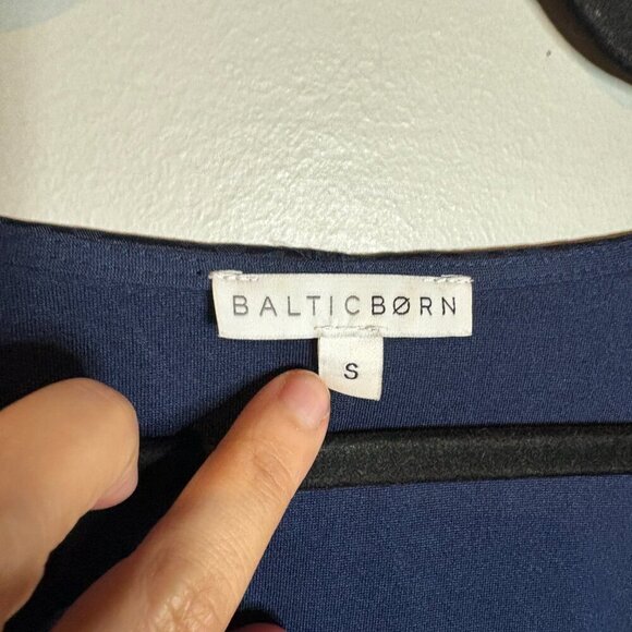 Baltic Born Savannah Print Kimono Maxi in Navy Blue - Picture 4 of 5